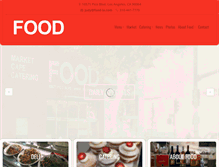 Tablet Screenshot of food-la.com